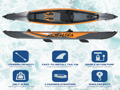 Новый Стиль Reachsea 2024,Каяк Для Рыбалки,2 Места,2 Места,Каяк Для Гребли,Каяк Для Продажи
